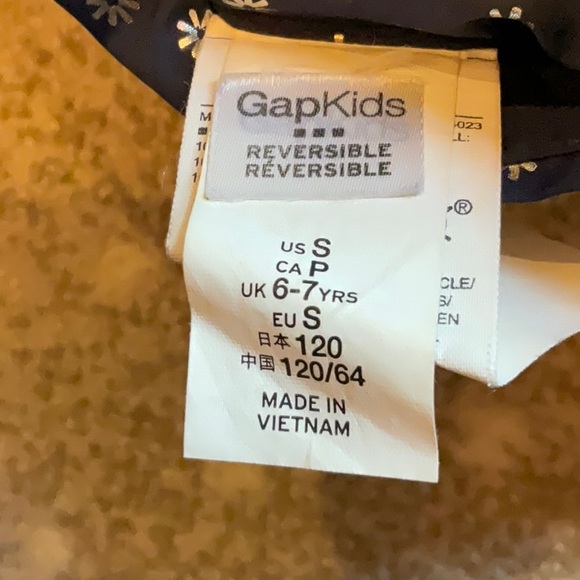 Pink and navy blue reversible vest - Picture 3 of 3